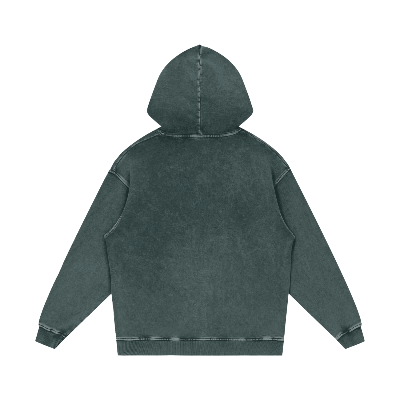 Washed Oversized Hooded Long Sleeve – Von Mitch (Unisex)