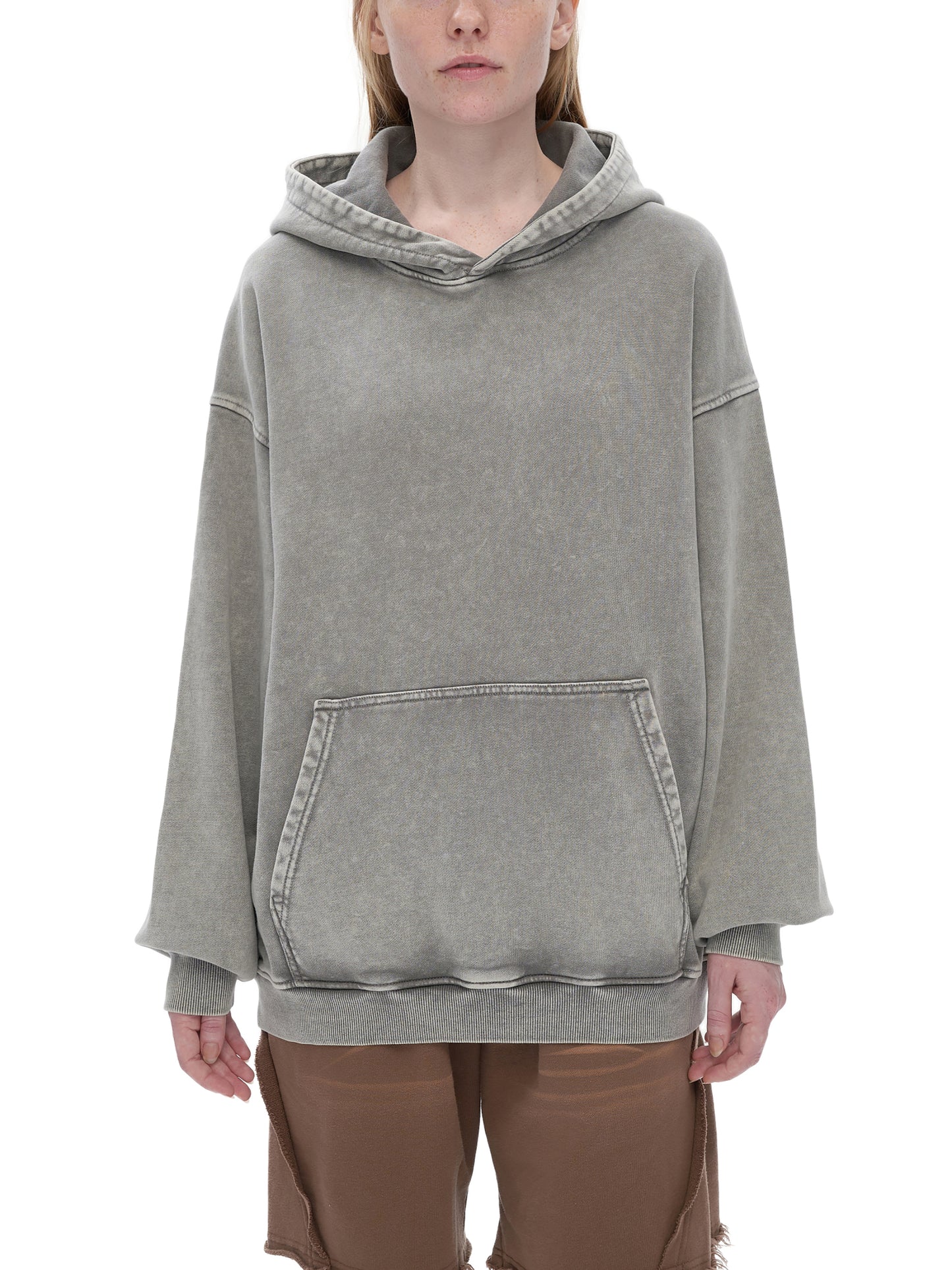 Washed Oversized Hooded Long Sleeve – Von Mitch (Unisex)