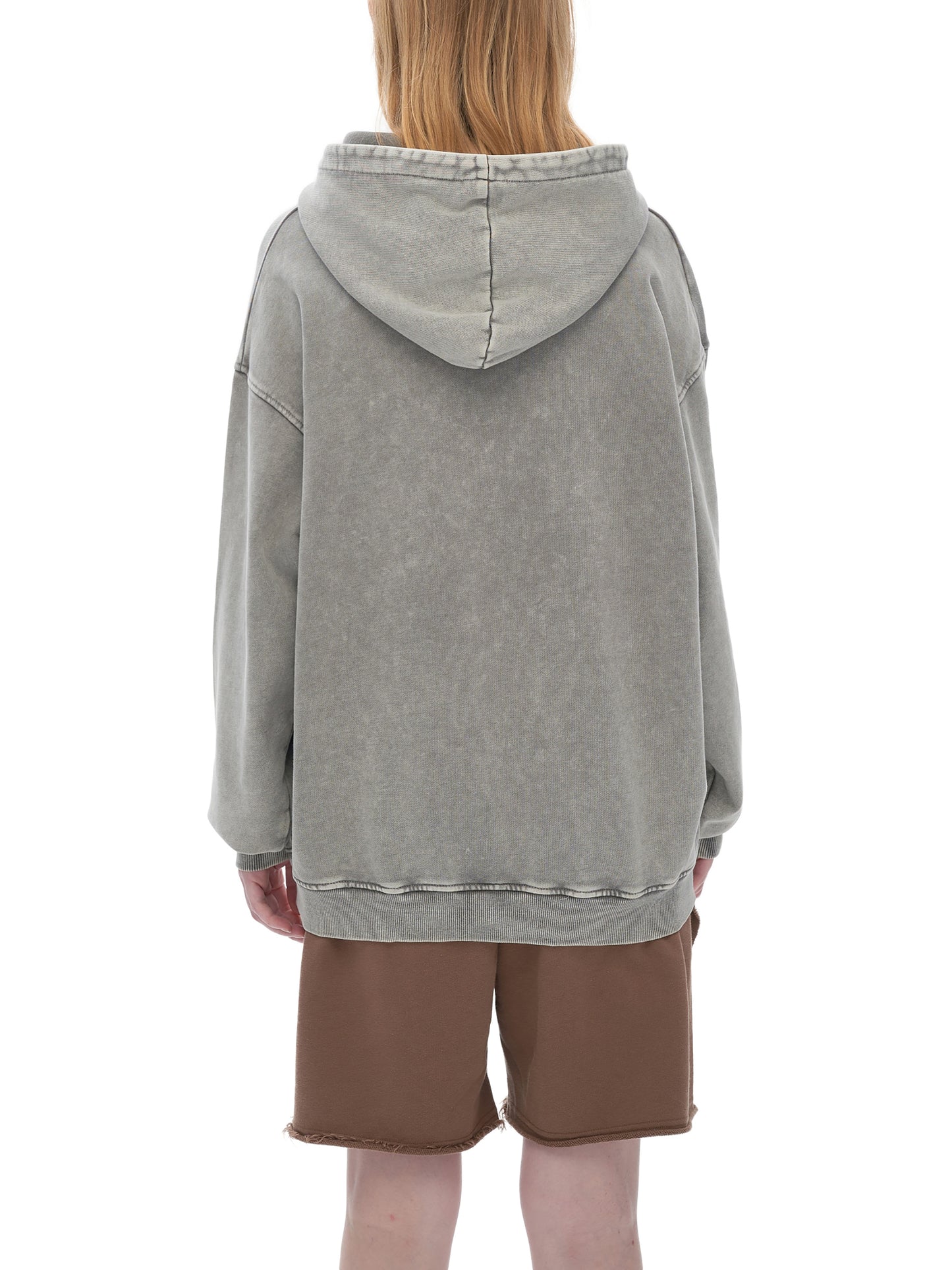 Washed Oversized Hooded Long Sleeve – Von Mitch (Unisex)