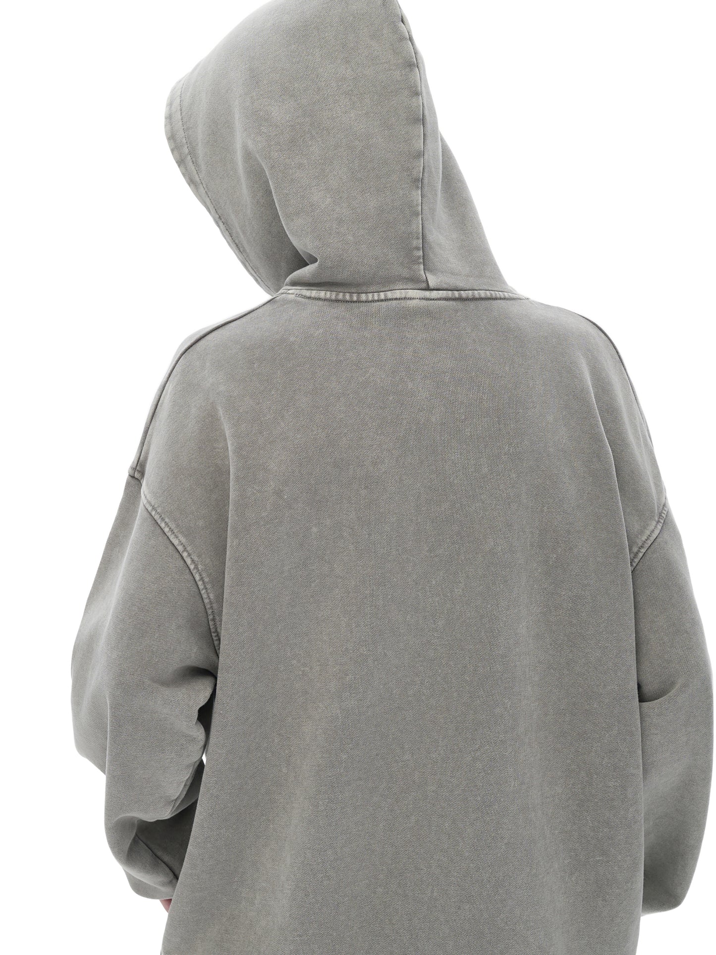 Washed Oversized Hooded Long Sleeve – Von Mitch (Unisex)