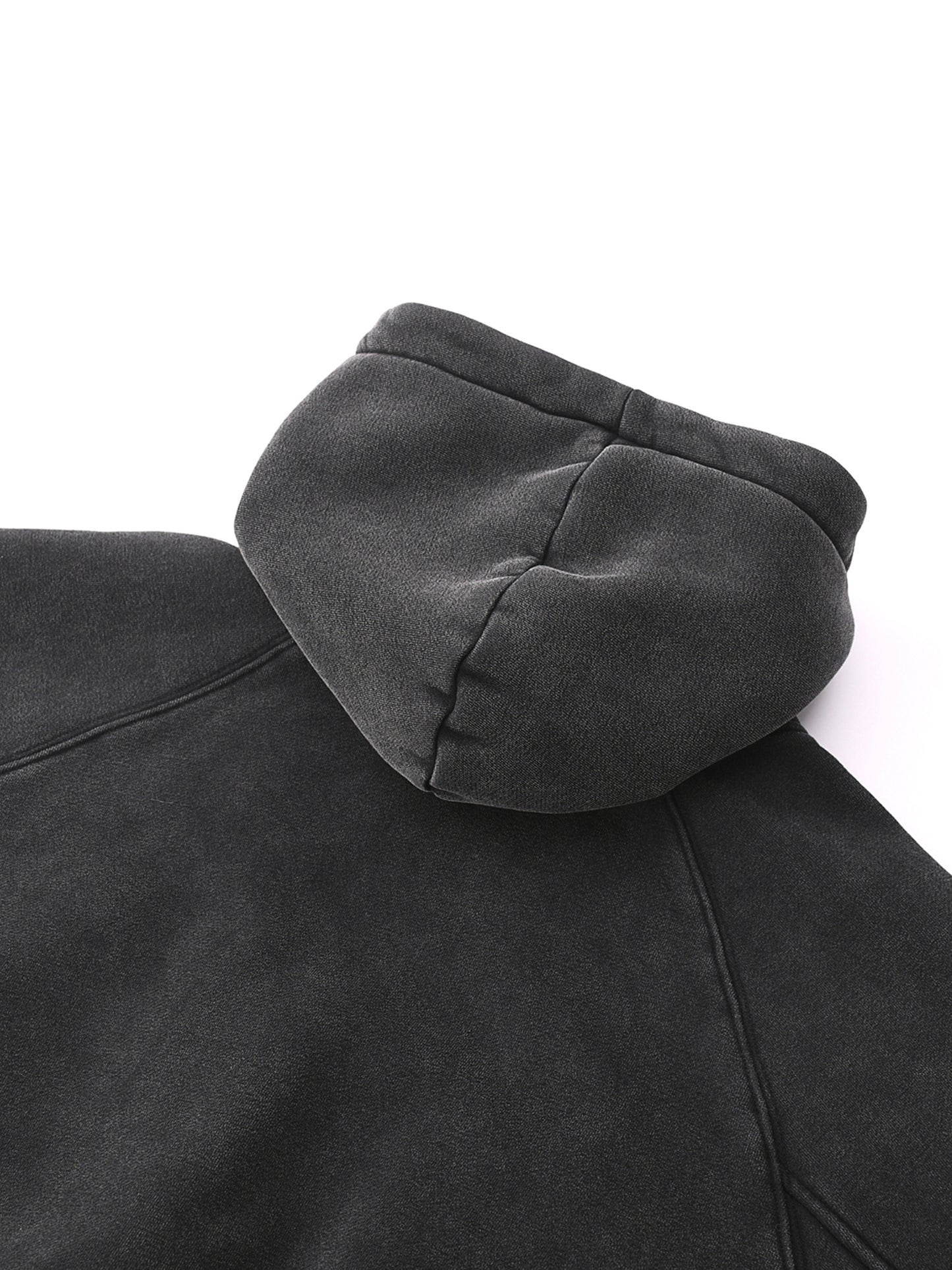 Snow Washed Cropped Hoodie
