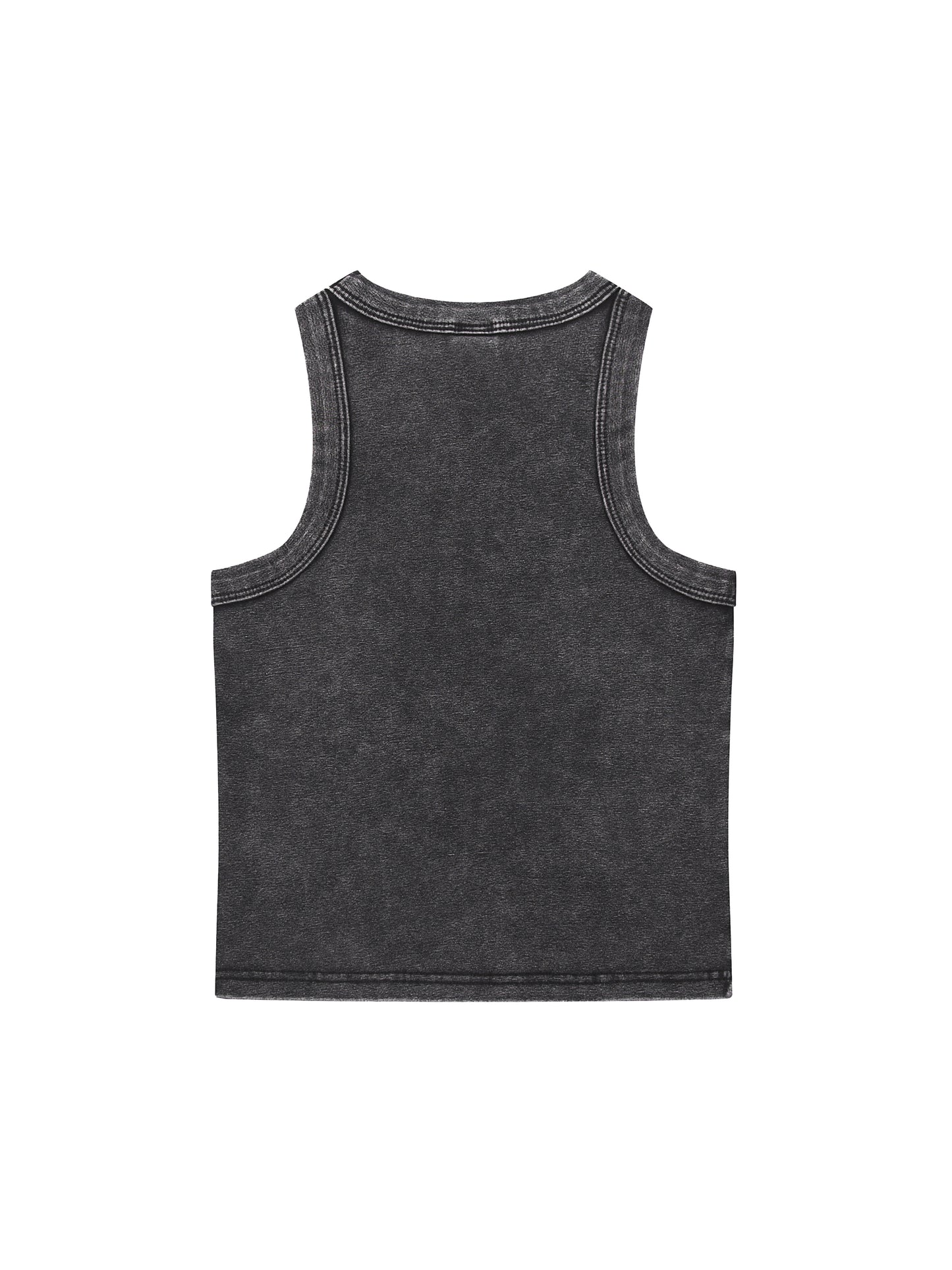 White Snow Washed Crop Tank – Von Mitch (Women’s)