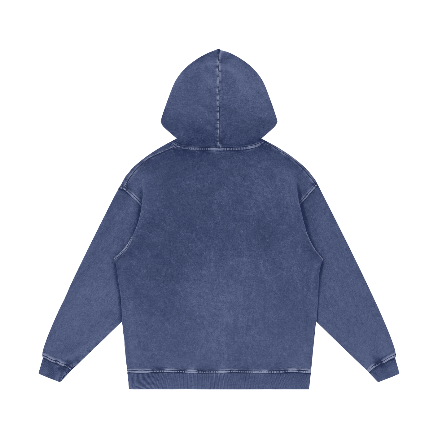 Washed Oversized Hooded Long Sleeve – Von Mitch (Unisex)