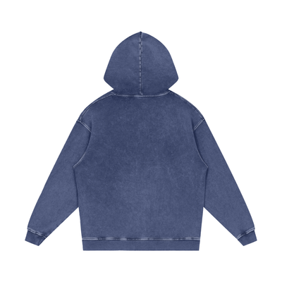 Washed Oversized Hooded Long Sleeve – Von Mitch (Unisex)