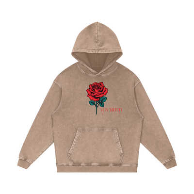 Washed Oversized Hooded Long Sleeve – Von Mitch (Unisex)