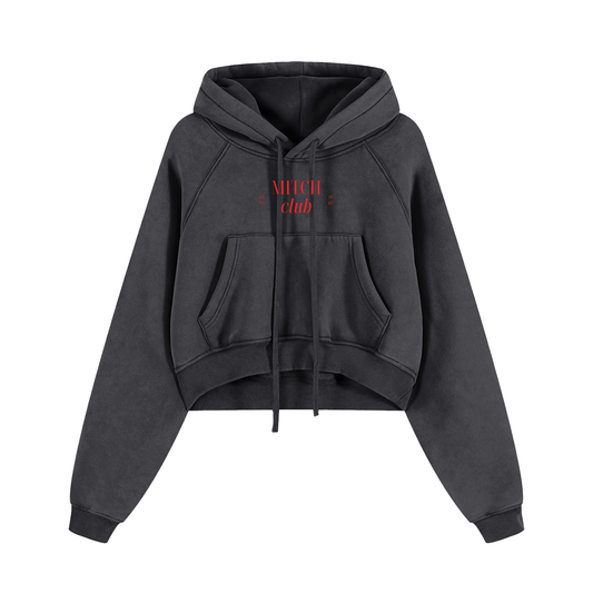 Snow Washed Cropped Hoodie – Von Mitch (Women’s)