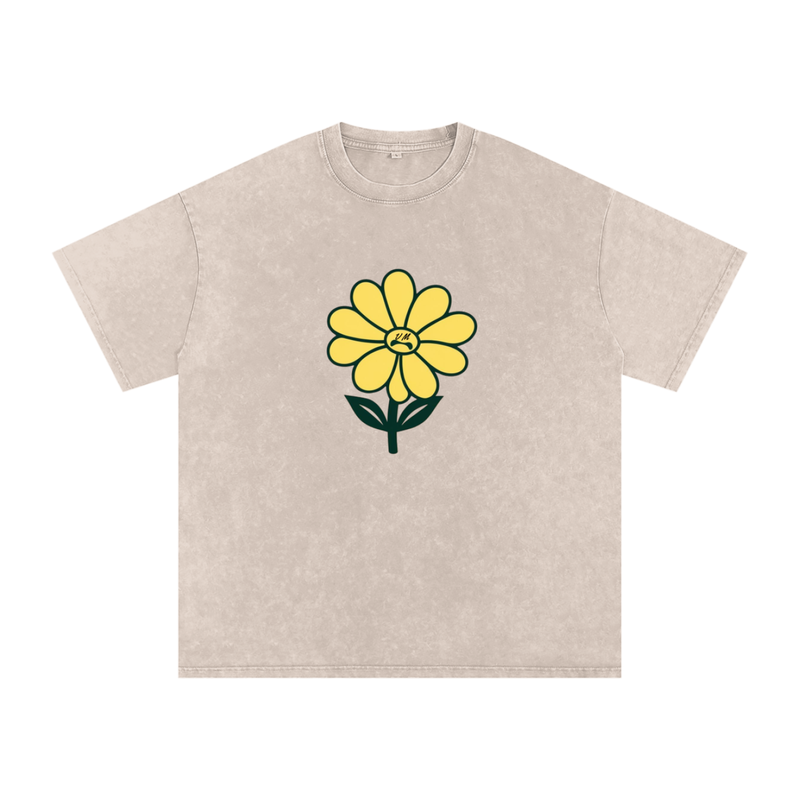 Daisy Vintage Washed Hand-Frayed T-Shirt – Von Mitch (Unisex)