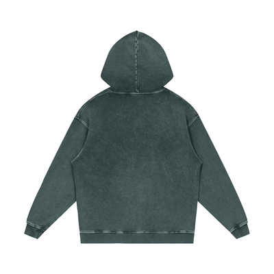 Washed Oversized Hooded Long Sleeve – Von Mitch (Unisex)