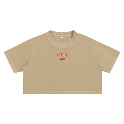 Mitch Club Snow Washed Crop Top – Von Mitch (Women’s)