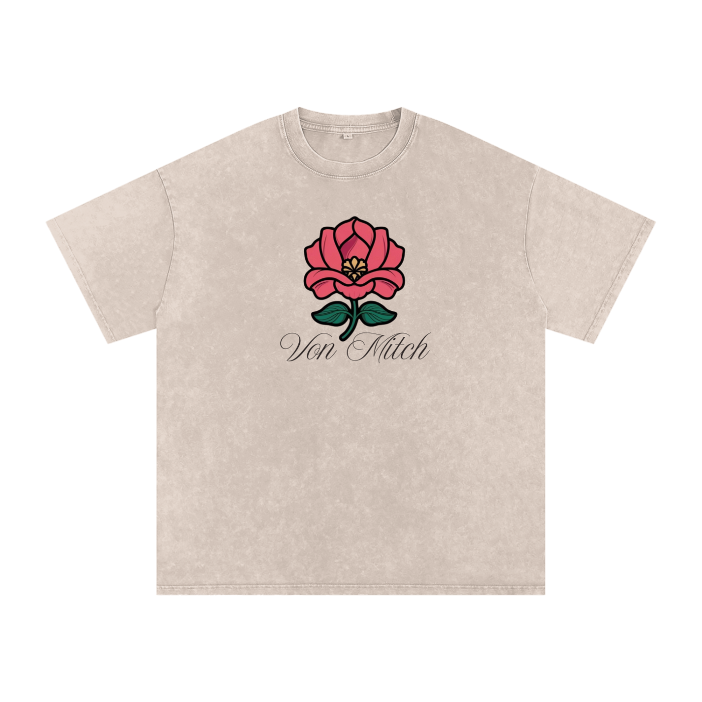 Future Rose Vintage Washed T-Shirt – Von Mitch (Unisex)