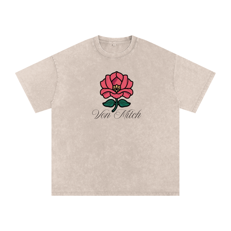 Future Rose Vintage Washed T-Shirt – Von Mitch (Unisex)