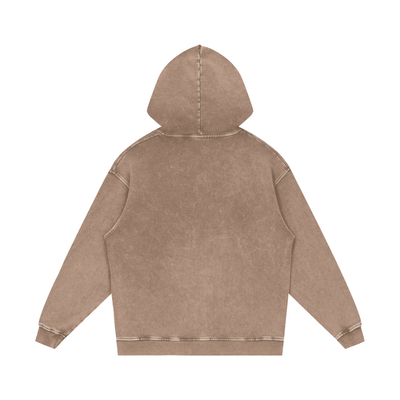 Washed Oversized Hooded Long Sleeve – Von Mitch (Unisex)
