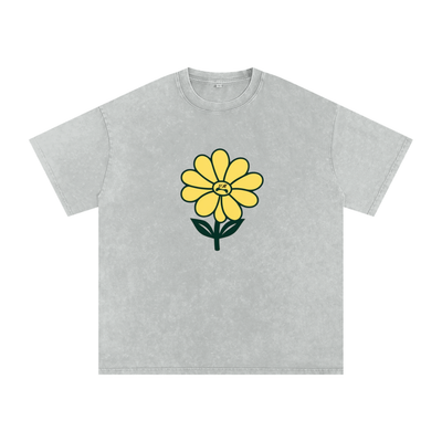 Daisy Vintage Washed Hand-Frayed T-Shirt – Von Mitch (Unisex)