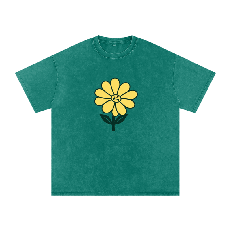 Daisy Vintage Washed Hand-Frayed T-Shirt – Von Mitch (Unisex)