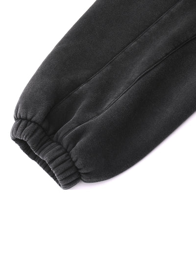 The Washed Black Cotton Blend Drawstring Pants – Von Mitch (Mens)