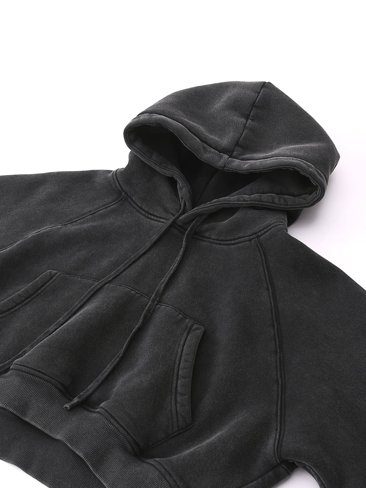 Pink Snow Washed Cropped Hoodie – Von Mitch (Women’s)