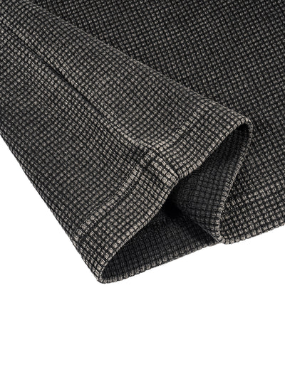 The Waffle-Texture Washed Boxy T-Shirt by Von Mitch (Unisex)