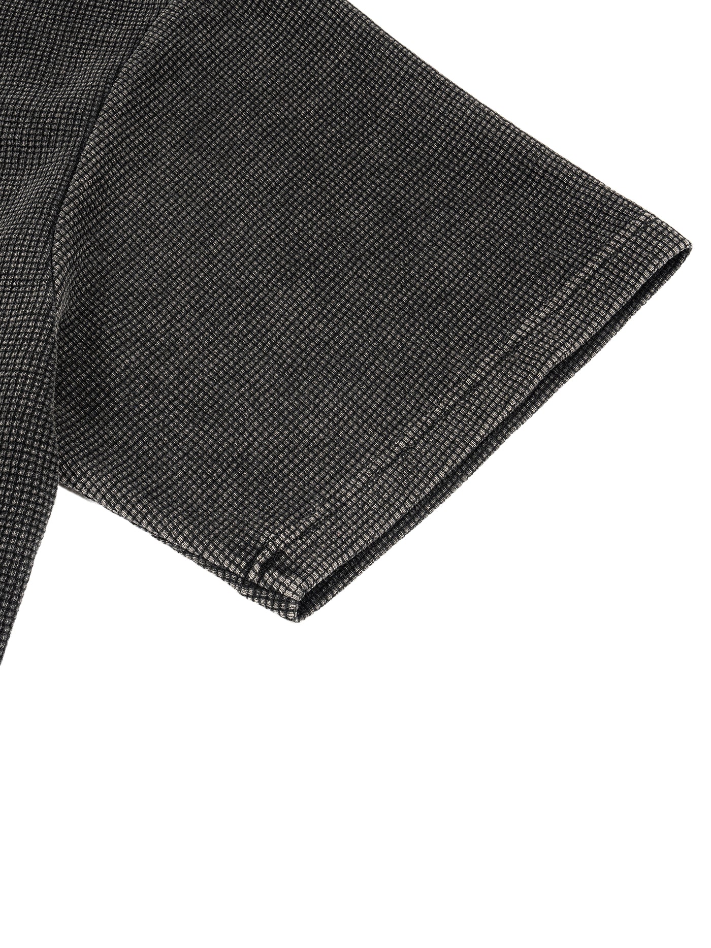The Waffle-Texture Washed Boxy T-Shirt by Von Mitch (Unisex)